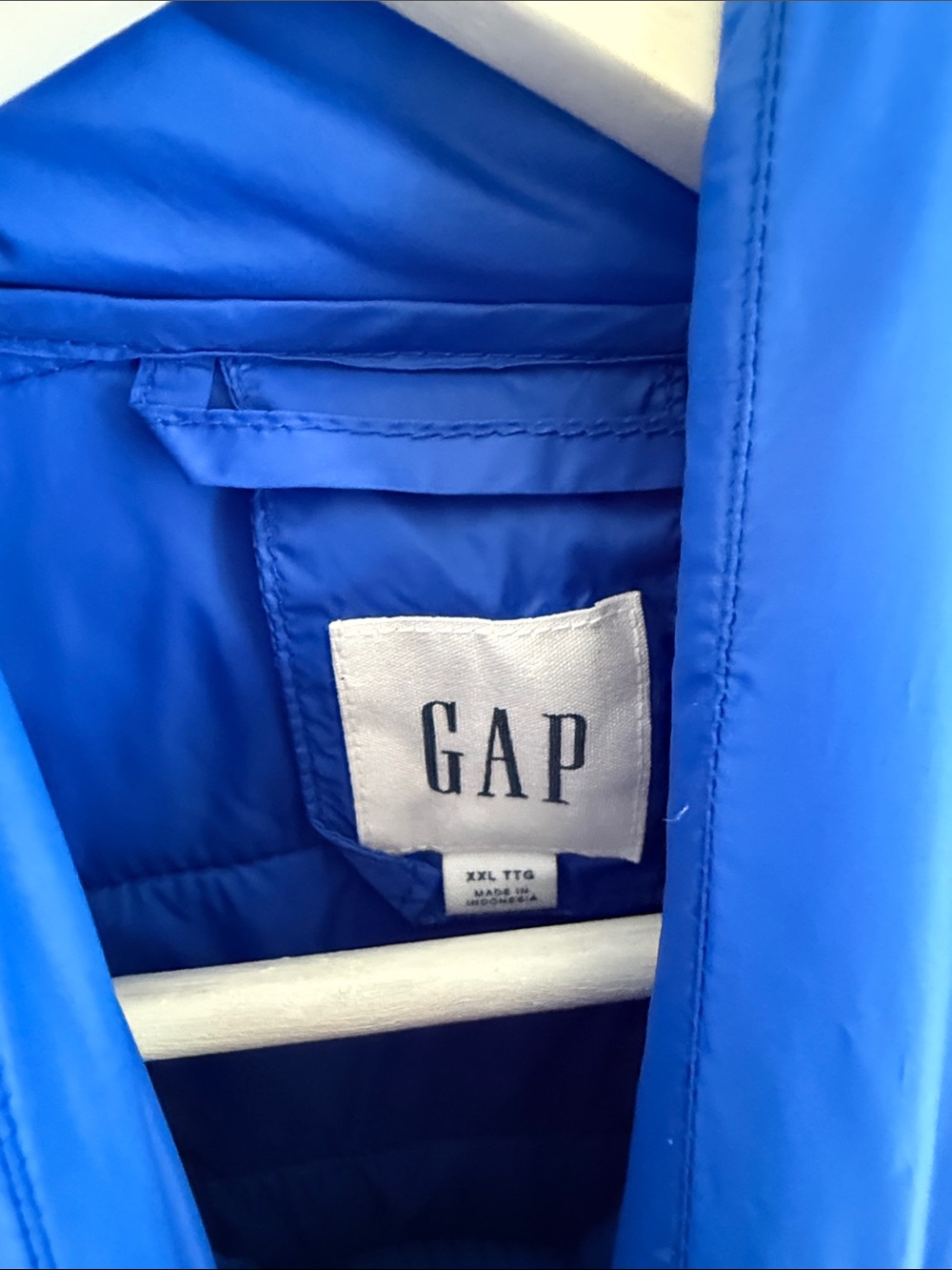 Gap ColdControl Lightweight Puffer Jacket Blue - Picture 3 of 6